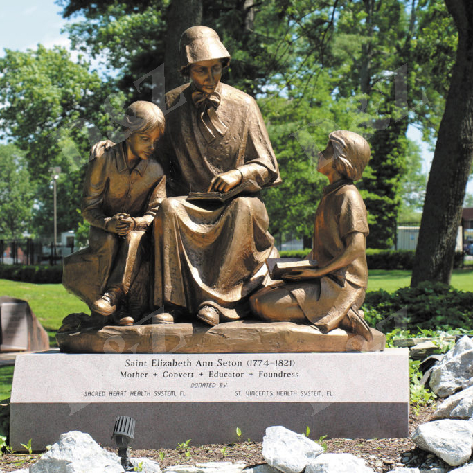 Bronze statue Mother Elizabeth Ann Seton
